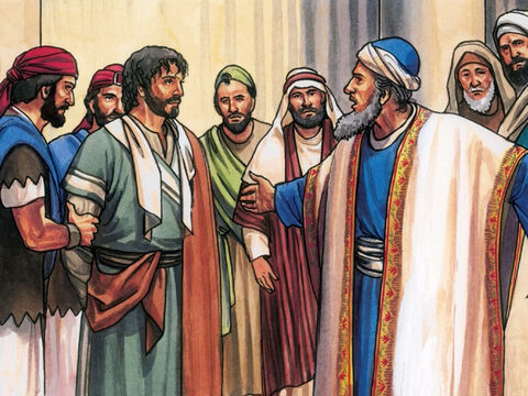 So the High Priest stood up and said, ‘Have you no answer? What is this they are testifying against you?’ – Slide 8