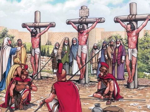 It was nine o’clock in the morning when they crucified Jesus. – Slide 8