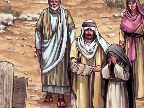Then He said to His disciple, ‘Look, here is your mother.’ From that very time, the disciple took her into his own home. – Slide 9