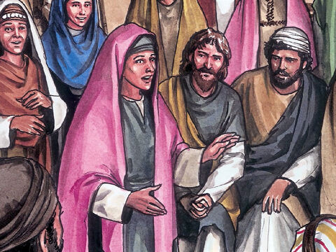 Mary Magdalene came and informed the disciples, ‘I have seen the Lord!’ And she told them what Jesus  had said to her. – Slide 11