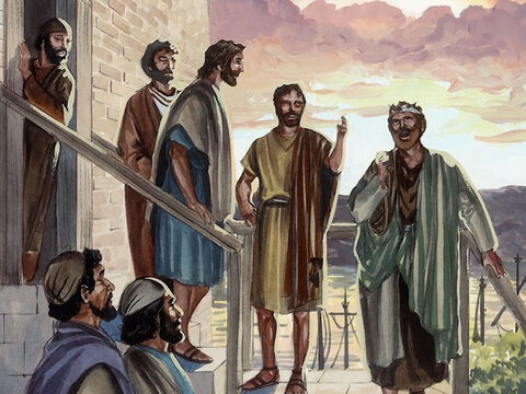 Simon Peter, Thomas (called Didymus), Nathanael (who was from Cana in Galilee), the sons of Zebedee, and two other disciples of Jesus were together. Simon Peter told them, ‘I am going fishing.’ <br/>‘We will go with you,’ they replied. – Slide 2