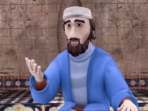 The overseer was sympathetic to Daniel, but said, ‘I’m sorry to say I fear my master King Nebuchadnezzar. He is the one who has decided your food and drink.’ – Slide 7