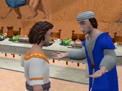 ‘What would happen if he saw that you looked weak and sickly in comparison to the other young men your age?’ – Slide 8