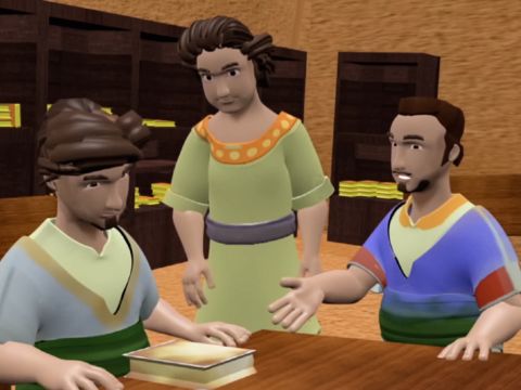 God gave Daniel and his friends knowledge and skill in all kinds of literature and wisdom. – Slide 15