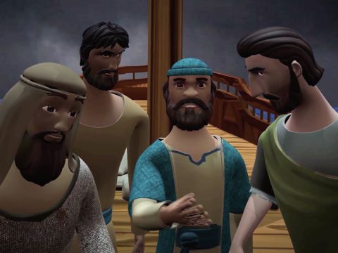 The sailors tried everything else, but finally cried out to the Lord … – Slide 11