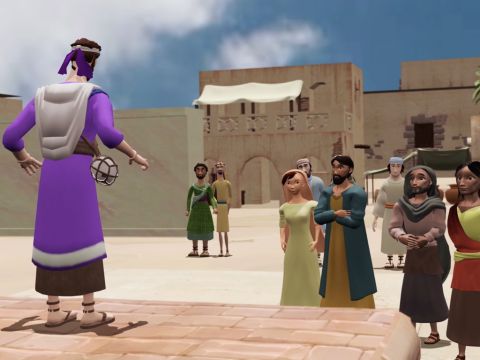 Jonah began by going a day's journey into the city, proclaiming … – Slide 21