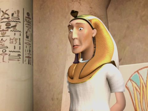 Many years ago, Pharaoh dreamed that he was standing by the river Nile when seven fat cows came up out of the water and grazed in the reeds. – Slide 2