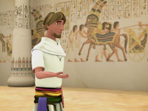 Joseph replied, ‘It is not within my power, but my God will speak through me concerning the welfare of Pharaoh.’ – Slide 12