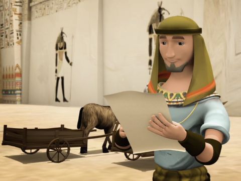 A prisoner who trusted in God had become the most powerful ruler in all of Egypt, second only to Pharaoh. – Slide 22
