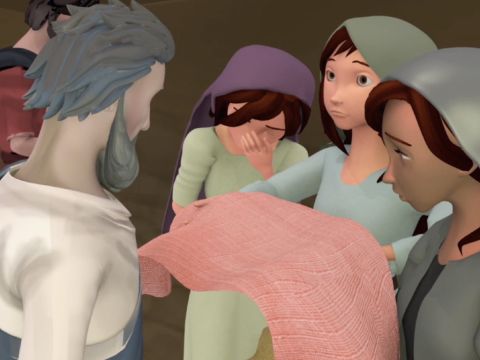 ‘She was such a nice person,’ one said. ‘Look at the robes that she made for us. She was very kind.’ – Slide 10