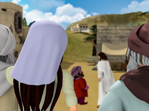 ‘Zacchaeus is a cheat who has caused us so much trouble.’ <br/>‘No one likes to be near him.’ <br/>‘Why would Jesus go to his house?’ – Slide 11