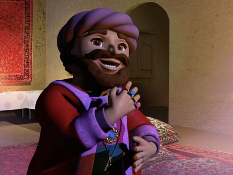 ‘Look, Master, half of my possessions I have decided I will give to the poor.’ – Slide 14