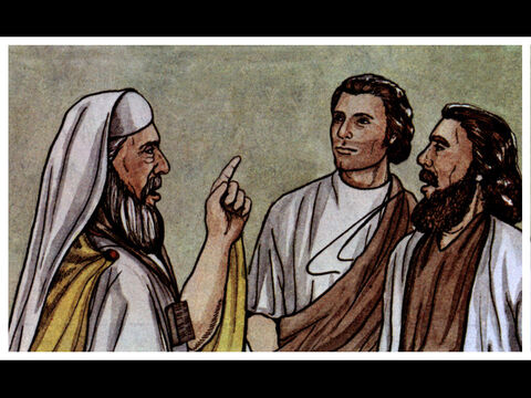 Then they called them in again and commanded them not to speak or teach at all in the name of Jesus. But Peter and John replied, ‘Which is right in God’s eyes: to listen to you, or to Him? You be the judges! As for us, we cannot help speaking about what we have seen and heard.’ – Slide 10
