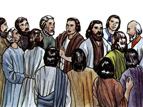 On their release, Peter and John went back to their own people and reported all that the chief priests and the elders had said to them. – Slide 13