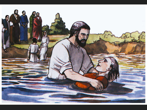 ‘… baptising them in the name of the Father and of the Son and of the Holy Spirit …’ – Slide 5