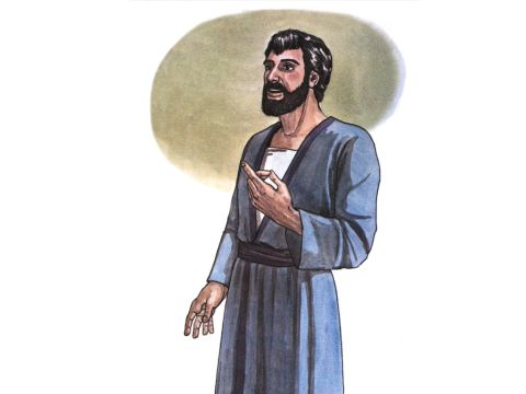When they finished, James spoke up. ‘Brothers,’ he said, ‘listen to me.’ – Slide 2