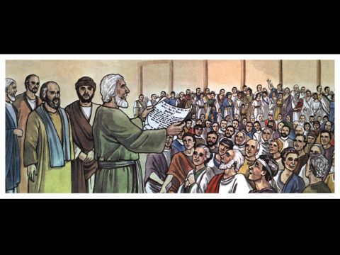 Judas and Silas, who themselves were prophets, said much to encourage and strengthen the believers. – Slide 9