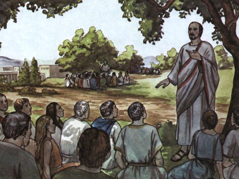 But Paul and Barnabas remained in Antioch, where they and many others taught and preached the word of the Lord. – Slide 12