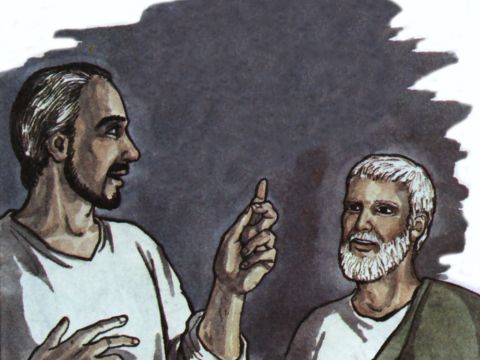 Sometime later, Paul said to Barnabas, ‘Let us go back and visit the believers in all the towns where we preached the word of the Lord and see how they are doing.’ <br/>Barnabas wanted to take John, also called Mark, with them, but Paul did not think it wise to take him, because he had deserted them in Pamphylia and had not continued with them in the work. – Slide 13