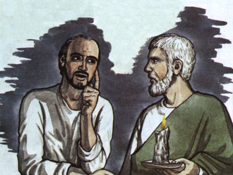 They had such a sharp disagreement that they parted company. – Slide 14