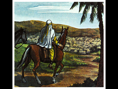 As he neared Damascus on his journey, suddenly a light from heaven flashed around him. – Slide 3