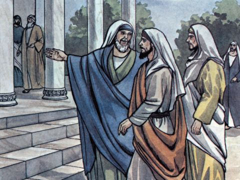 When they arrived at Salamis, they proclaimed the word of God in the Jewish synagogues. John Mark was with them as their helper. – Slide 9