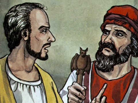 Then Saul, who was also called Paul, filled with the Holy Spirit, looked straight at Elymas and said, ‘You are a child of the devil and an enemy of everything that is right! You are full of all kinds of deceit and trickery. Will you never stop perverting the right ways of the Lord? Now the hand of the Lord is against you. You are going to be blind for a time, not even able to see the light of the sun.’ – Slide 14