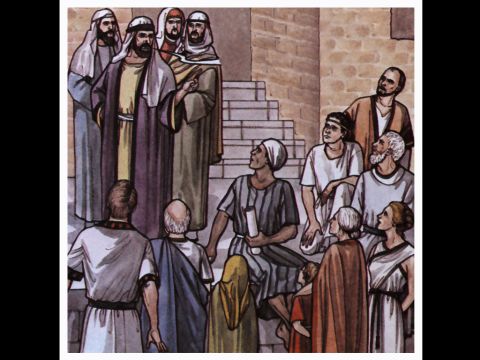 They started teaching the believers: ‘Unless you are circumcised, according to the custom taught by Moses, you cannot be saved.’ – Slide 2