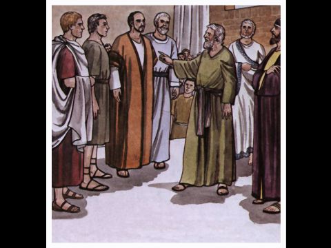 So Paul and Barnabas were appointed, along with some other believers, to go up to Jerusalem to see the apostles and elders about this question. – Slide 4