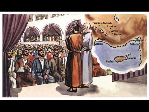 And they reported everything God had done through them. – Slide 9