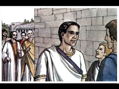 The believers at Lystra and Iconium spoke well of Timothy. So Paul asked Timothy to join him and Silas as they travelled on. – Slide 6