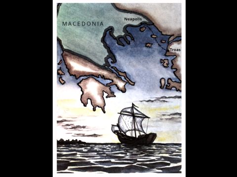 From Troas they sailed straight for Samothrace, and the next day went on to Neapolis. – Slide 11