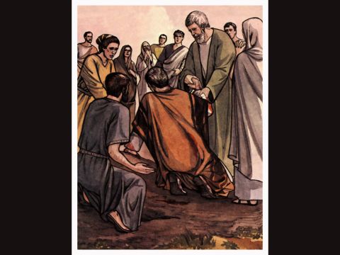 The next day he and Barnabas left for Derbe. – Slide 9