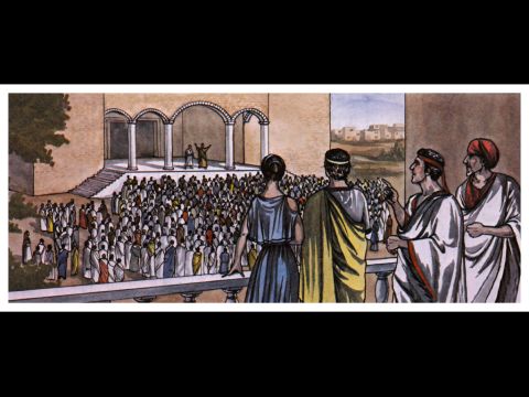 So for a whole year Barnabas and Saul met with the church and taught great numbers of people. The disciples were called Christians first at Antioch. – Slide 9