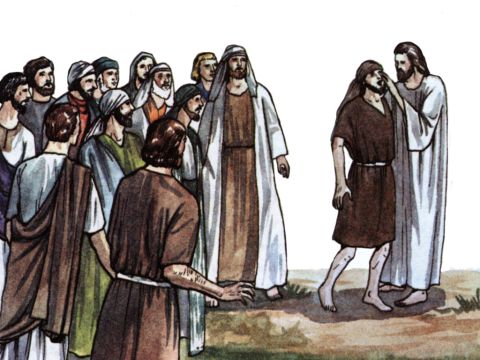 ‘You know what has happened throughout the province of Judea, beginning in Galilee after the baptism that John preached— how God anointed Jesus of Nazareth with the Holy Spirit and power, and how He went around doing good and healing all who were under the power of the devil, because God was with Him.’ – Slide 7