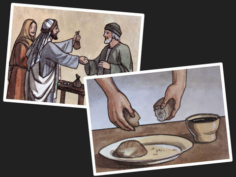 … and to fellowship, to the breaking of bread … – Slide 17