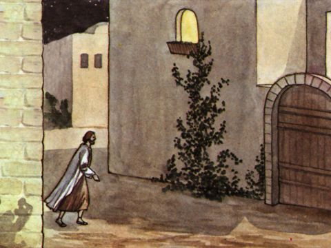 When this had dawned on him, he went to the house of Mary the mother of John, also called Mark, where many people had gathered and were praying. – Slide 2