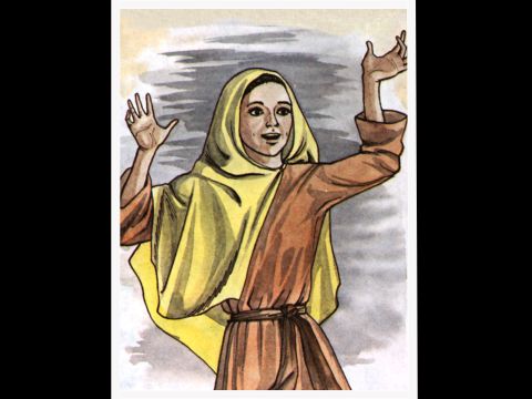 ‘You’re out of your mind,’ they told her. When she kept insisting that it was so, they said, ‘It must be his angel.’ – Slide 6