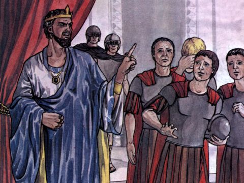… he cross-examined the guards and ordered that they be executed. – Slide 13
