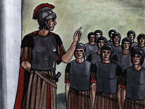 At Caesarea there was a man named Cornelius, a centurion in what was known as the Italian Regiment. – Slide 1