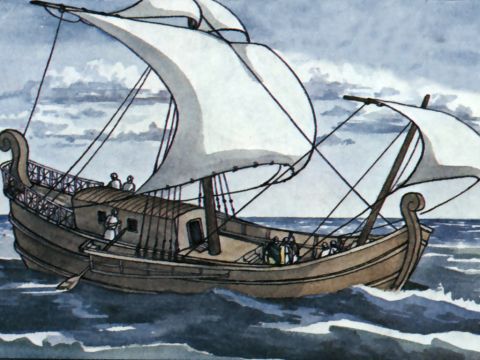 From Paphos, Paul and his companions sailed to Perga in Pamphylia. – Slide 1