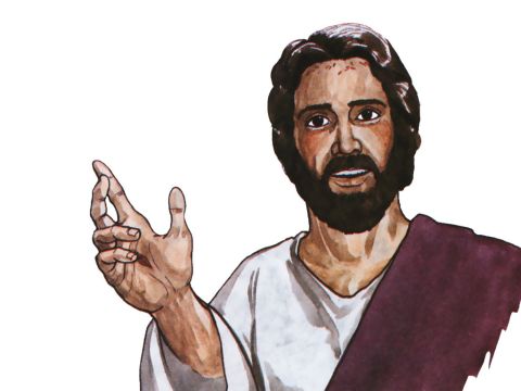 ‘We tell you the good news: What God promised our ancestors He has fulfilled for us, their children, by raising up Jesus. As it is written in the second Psalm: “You are my son today I have become your father.” <br/>God raised Him from the dead so that He will never be subject to decay. As God has said, “I will give you the holy and sure blessings promised to David.”’ – Slide 14
