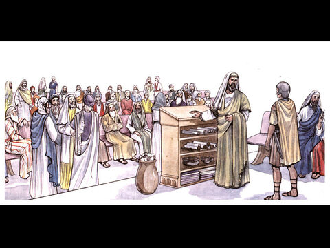 When the high priest and his associates arrived, they called together the Sanhedrin—the full assembly of the elders of Israel—and sent officers to the jail to get the apostles. – Slide 5