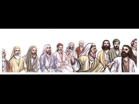‘We gave you strict orders not to teach in this name,’ he said. ‘Yet you have filled Jerusalem with your teaching and are determined to make us guilty of this man’s blood.’ <br/>Peter and the other apostles replied: ‘We must obey God rather than human beings! The God of our ancestors raised Jesus from the dead—whom you killed by hanging Him on a cross. God exalted Him to his own right hand as Prince and Saviour that He might bring Israel to repentance and forgive their sins. We are witnesses of these things, and so is the Holy Spirit, whom God has given to those who obey Him.’ – Slide 10