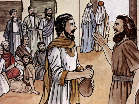Then Peter said, ‘Ananias, how is it that Satan has so filled your heart that you have lied to the Holy Spirit and have kept for yourself some of the money you received for the land? Didn’t it belong to you before it was sold? And after it was sold, wasn’t the money at your disposal? What made you think of doing such a thing? You have not lied just to human beings but to God.’ – Slide 10