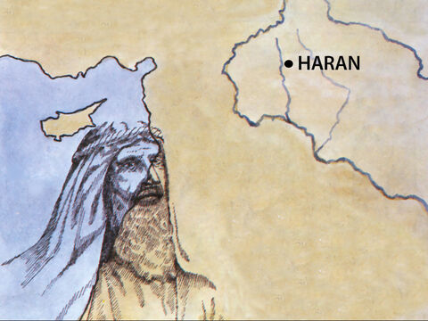 ‘The God of glory appeared to our father Abraham while he was still in Mesopotamia, before he lived in Harran. “Leave your country and your people,” God said, “and go to the land I will show you.” <br/>‘So he left the land of the Chaldeans and settled in Harran. After the death of his father, God sent him to this land where you are now living. He gave him no inheritance here, not even enough ground to set his foot on. – Slide 11