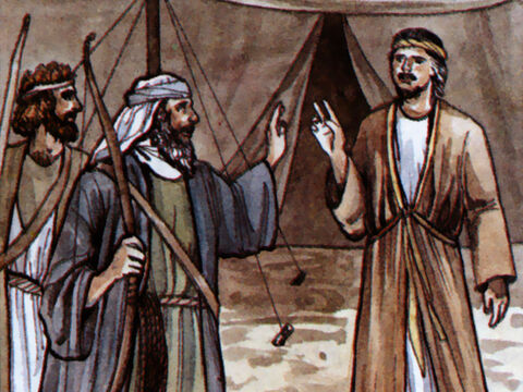 ‘Later Isaac became the father of Jacob, and Jacob became the father of the twelve patriarchs.’ – Slide 14