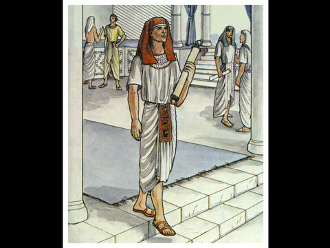 ‘Moses was educated in all the wisdom of the Egyptians and was powerful in speech and action.’ – Slide 4