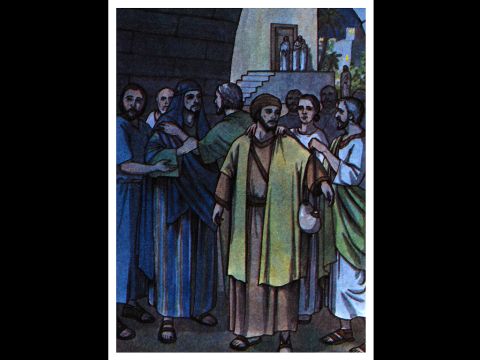 As soon as it was night, the believers sent Paul and Silas away to Berea. – Slide 12