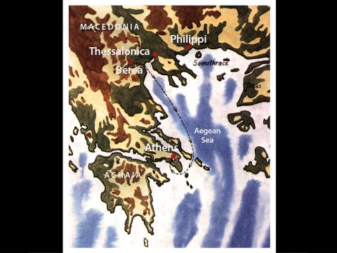 Those who escorted Paul brought him to Athens and then left with instructions for Silas and Timothy to join him as soon as possible. – Slide 17